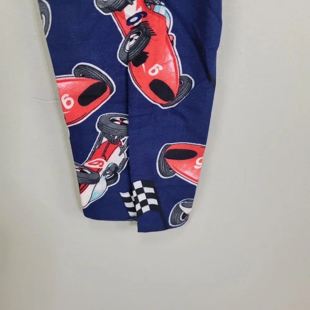 Zinati Race Car Themed Polyester Spandex‎ Ankle Leggings Plus Size OS